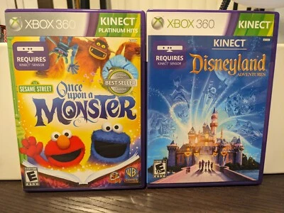 Kinect Disneyland Adventures Sesame Street Monster Family Kids Game Lot Xbox 360 - Image 1 of 4