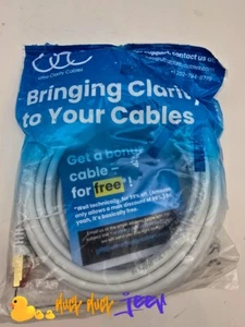 Cat 8 Ethernet Cable 20ft - High Speed Internet WiFi Cable 25/40 Gbp 2000MHz - Picture 1 of 2