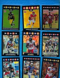 2008 TOPPS CHROME REFRACTOR LOT 53 DIFF CALAIS CAMPBELL BEN ROETHLISBERGER + +