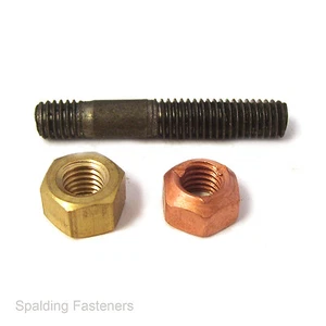 M8 x 47mm Exaust Manifold Stud Plus Brass Or Copper Nut Nissan (S37) - Picture 1 of 1