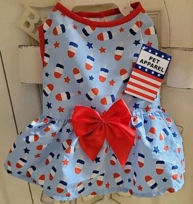 NEW Patriotic Dog Dress S READY TO SHIP - Image 1 of 4