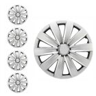 PREMIUM 16 SET OF 4 ABS Hubcaps Snap On Full Wheel Cover Silver For Nissan Nissan Hikari