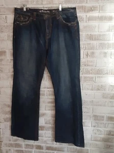 Indian Rock Jeans Gr. 38/34 Boot Cut Qualität stark genietet - Bild 1 von 7