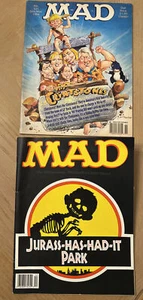 Mad Magazine 1994(Oct./Nov.) #331, The Flintstones & Jurassic Park #323 Dec 93 - Picture 1 of 8