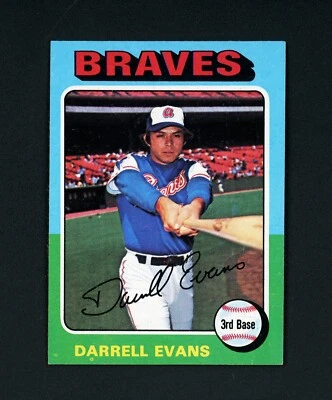 Darrell Evans 1975 Topps - Atlanta Braves #475 NM-MT+ - Image 1 of 2