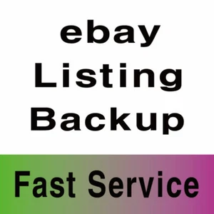 SERVICE DE SAUVEGARDE ANNONCE EBAY - Boutique vendeur - jusqu'à 14000 objets - Photo 1 sur 2