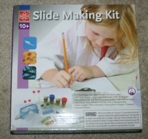 NEW Edu Toys Slide Making Kit Homeschool Chemistry Microscope Supplies