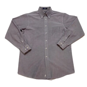 Stafford Mens Dress Shirt Button Up Size 15 Purple - Picture 1 of 9