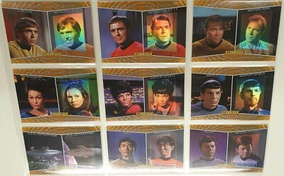 Star Trek TOS Heroes & Villains Complete Mirror Mirror 9 Card Chase Set MM1-MM9 - Image 1 of 3