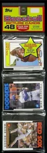 Paquete de estantes de béisbol Topps 1986 - Gwynn como y boggs superior; ¡lista de verificación de cerveceros inferior!¡! - Imagen 1 de 1
