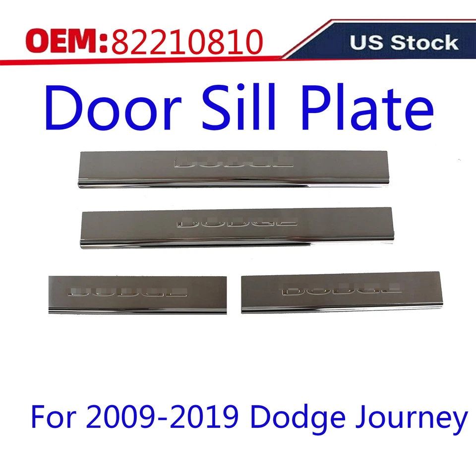 New For 2009 - 2019 Dodge Journey DOOR ENTRY SILL KIT 82210810 OEM US STOCK Foto 1 de 4