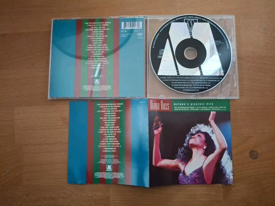 CD DIANA ROSS Motown's Greatest Hits MOTOWN 1992 alle 20 Hits GREATEST Best Of - Bild 1 von 1