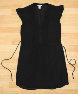 Original H&M Etuikleid Schwarz Gr. 36 V-Ausschnitt Damen Kleid Businesskleid - Bild 1 von 4