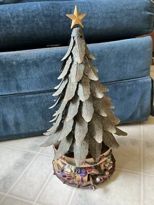 PartyLite Musical Glowing Christmas Tree P7920 16" Tall Retired Tea Light Candle - Picture 1 of 5
