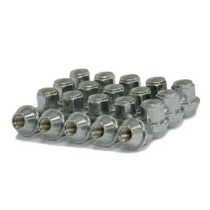 20 Chrome 1/2"x20 Factory Style Lugs fit 1979 - 2014 Ford Mustang 13/16" Hex W1X - Picture 1 of 1