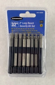 Warrior 32 Pc. 3" Long Reach Security Bit Set 68460 - Picture 1 of 4
