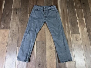 Levi’s Jeans Mens 36 X 32 Gray Denim Cotton 525 Straight Leg Pants Button Fly - Picture 1 of 16