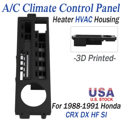 For 88-91 Honda CRX DX HF SI A/C Climate Control Heater HVAC 3D Printed Housing - Изображение 1 из 4