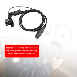 X1E-020A3 Acoustic Tube PTT Mic Cuffia per Hytera X1P X1E X1 PD600 PD680 H7 Y - Zdjęcie 1 z 12