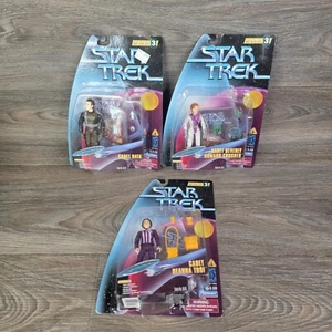 Star Trek Figurines Lot 3 Serialized Warp Factor Series 3 Crusher Data Deanna - Picture 1 of 13