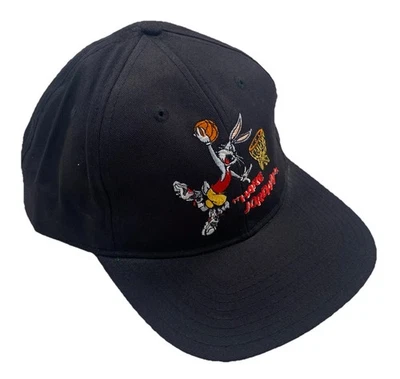 Vintage Nike Hare Jordan Bugs Bunny SnapBack Hat Cap Black - Image 1 of 4