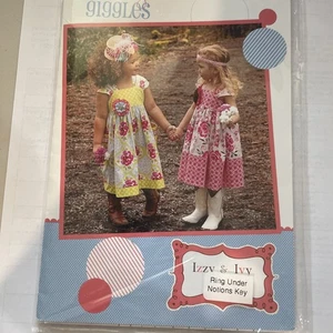 Macy Giggles Girls Dress Sundress Sewing Pattern by Izzy & Ivy #130 Size 2T-14 - Picture 1 of 2