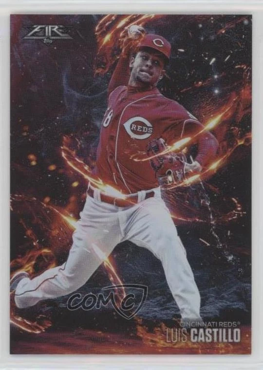 2018 Topps Fire Flame Throwers Luis Castillo #FT-9 - Image 1 of 2