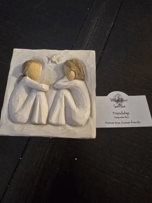 New Willow Tree Forever Friends Keepsake Box With To And From Card - Image 1 of 4