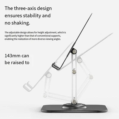 shooting live phone desktop Holder foldable rotatable height-adjustable support - Image 1 of 4