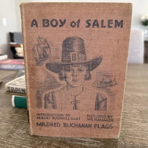 1940 Mildred Buchanan Flagg A BOY OF SALEM EX Library 2nd Print - Imagen 1 de 8