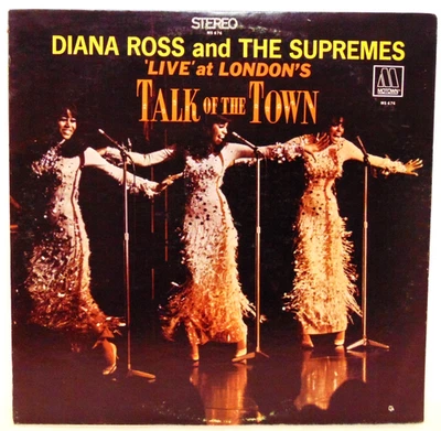 Diana Ross &The Supremes–'Live' At London's Talk Of The Town 1968 Motown  LP  EX - Image 1 of 4