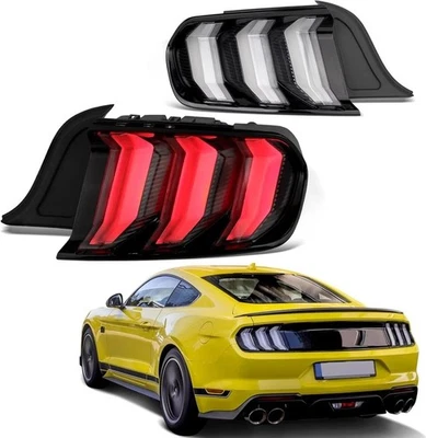 Luces traseras LED compatibles con Ford Mustang y Shelby GT 350 2018-2022 con R... Foto 1 de 4