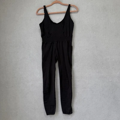 Free People FP Movement Mujer Mediano Negro Sin Mangas Una Pieza Yoga Ropa Activa Foto 1 de 4