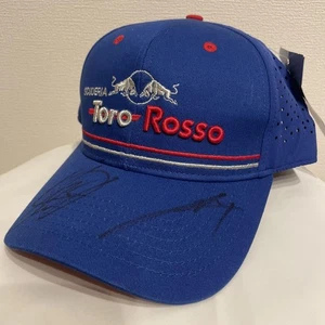 Toro Rosso F1 Cap Pierre Gasly Brendon Hartley Autographed Used - Picture 1 of 8