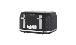 Breville VTT786 Curve 4 Slice Toaster - Black and Chrome - Picture 1 of 7