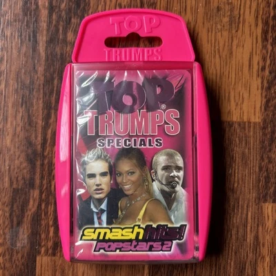 TOP TRUMPS SPECIALS SMASH HITS POP STARS 2 - Beyoncé & Eminem Rookie Card - New - Image 1 of 2