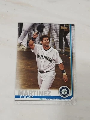 2019 Topps Update Edgar Martinez Legend Image Variation SP. Mariners HOF - Image 1 of 2