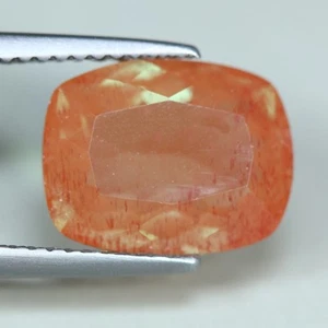 3.84 Cts_Ravishing Best Color_100 % Natural Green Shadow Red Andesine_Brazil - Imagen 1 de 3