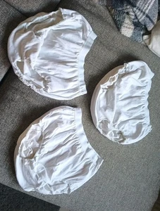 Inkontinenz-Slip Schutzhosen 3 Stück Unisex Gr. 50/52 Weiß  Inkoslip 💦🚼 Windel - Bild 1 von 12
