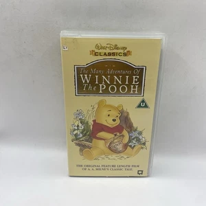 The Many Adventures of Winnie The Pooh VHS Tape PAL - Picture 1 of 7
