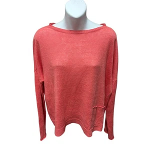 Eileen Fisher Organic Linen Coral Sweater - Size Small Langarmpullover - Bild 1 von 11