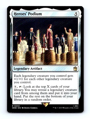 #242 2023 Doctor Who Heroes' Podium Rare - Image 1 of 2