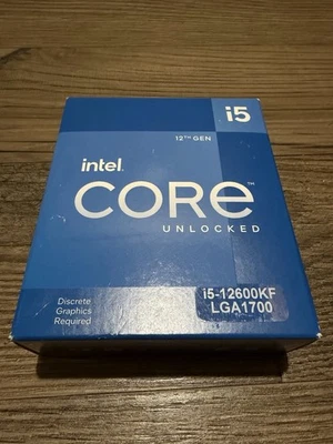 Intel Core i5 12600KF 10 Core 4.9GHz Unlocked CPU LGA1700 Alder Lake NEW Sealed - Image 1 of 3