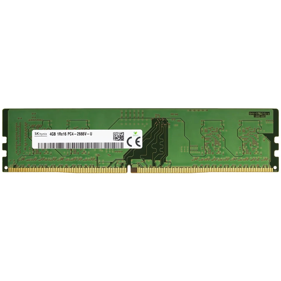 Hynix 4GB DDR4 2666 MHz PC4-21300 HMA851U6CJR6N-VK Dimm Desktop Memory RAM 1x 4G - Image 1 of 1