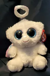 Ty Beanie Boos - HALO the Angel Bear (RETIRED) with TAGS - Picture 1 of 7
