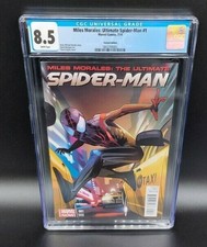 Miles Morales: Ultimate Spider-Man #1 Fiona Staples Variant CGC 8.5 White Pages