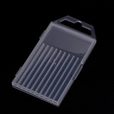 1pc plastic transparent drill bit storage box collection container case JF