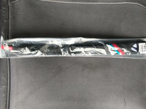 NEW RARE TAYLORMADE LEATHER ALIGNMENT STICK COVER BLACK W/ RED & BLUE