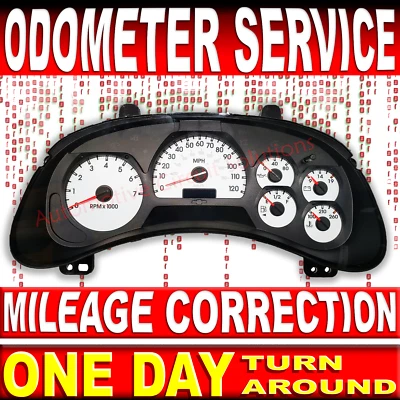 02-09 CHEVY Trailblazer Envoy Speedometer *Mileage ODOMETER CORRECTION SERVICE* - Image 1 of 4