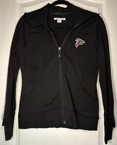 CUTTER & BUCK Womens Black Atlanta Falcons Zip.up Lightweight jacket-Size Small - Picture 1 of 8